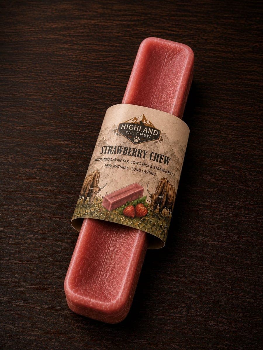 Strawberry Dog Chew